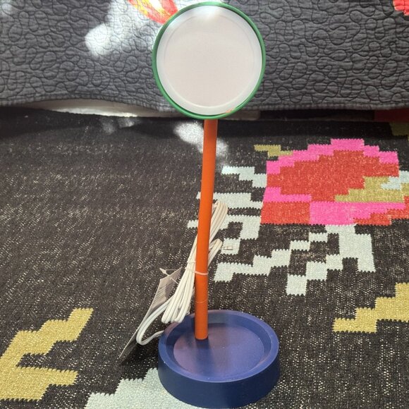 Room Essentials™ Task Table Lamp, Green/Blue/Orange Color Block - Picture 9 of 15